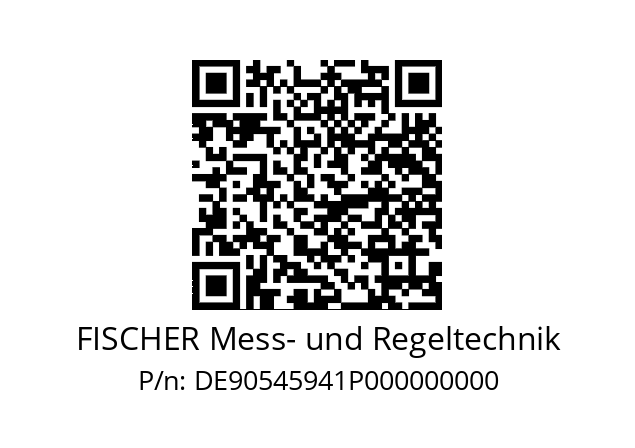   FISCHER Mess- und Regeltechnik DE90545941P000000000