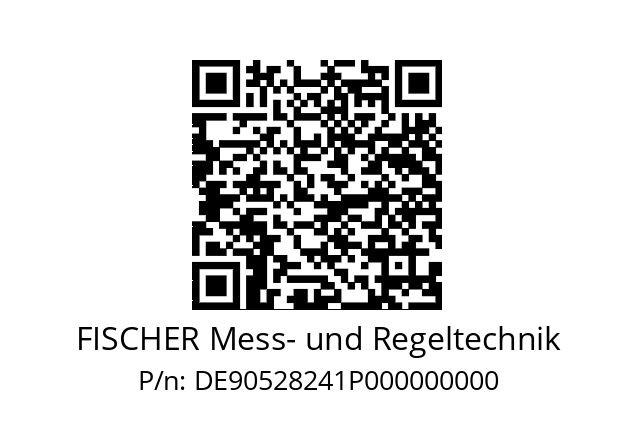   FISCHER Mess- und Regeltechnik DE90528241P000000000