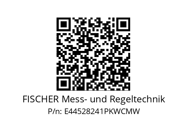   FISCHER Mess- und Regeltechnik E44528241PKWCMW