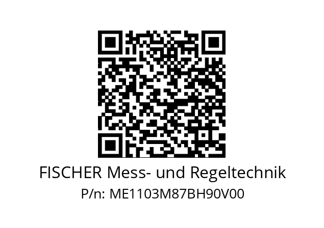   FISCHER Mess- und Regeltechnik ME1103M87BH90V00