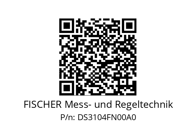   FISCHER Mess- und Regeltechnik DS3104FN00A0