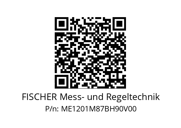   FISCHER Mess- und Regeltechnik МЕ1201M87BH90V00