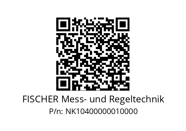   FISCHER Mess- und Regeltechnik NK10400000010000