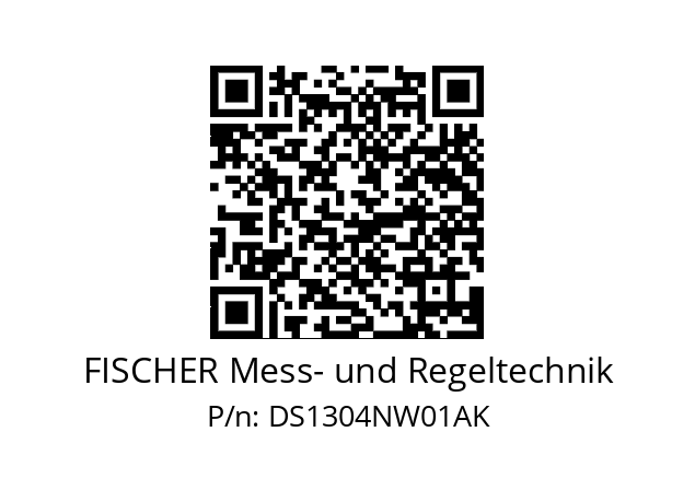   FISCHER Mess- und Regeltechnik DS1304NW01AK