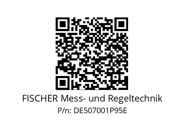   FISCHER Mess- und Regeltechnik DE507001P95E