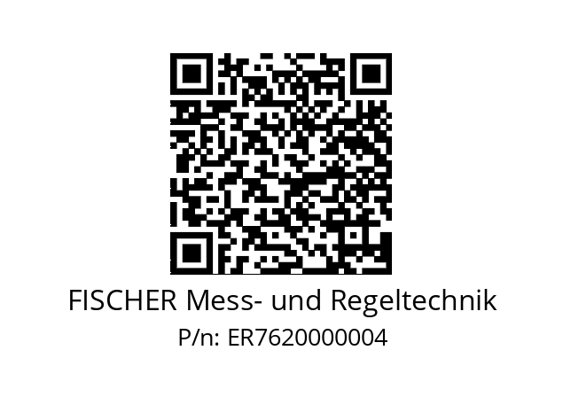   FISCHER Mess- und Regeltechnik ER7620000004