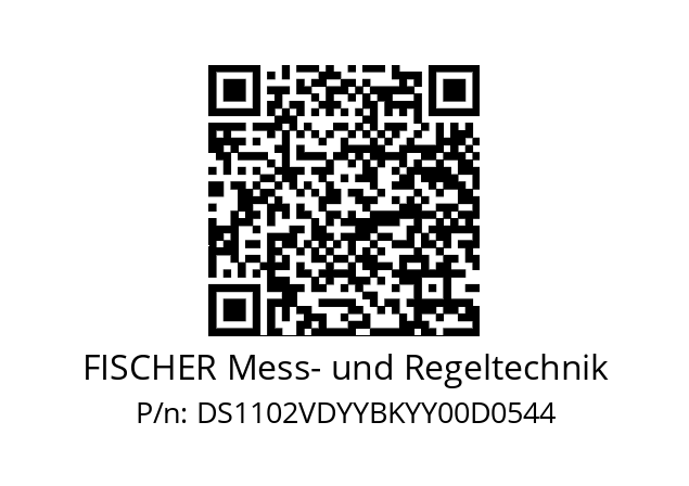   FISCHER Mess- und Regeltechnik DS1102VDYYBKYY00D0544