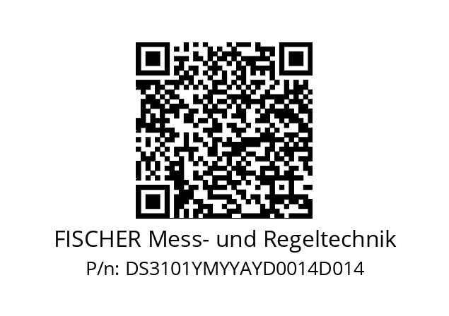   FISCHER Mess- und Regeltechnik DS3101YMYYAYD0014D014