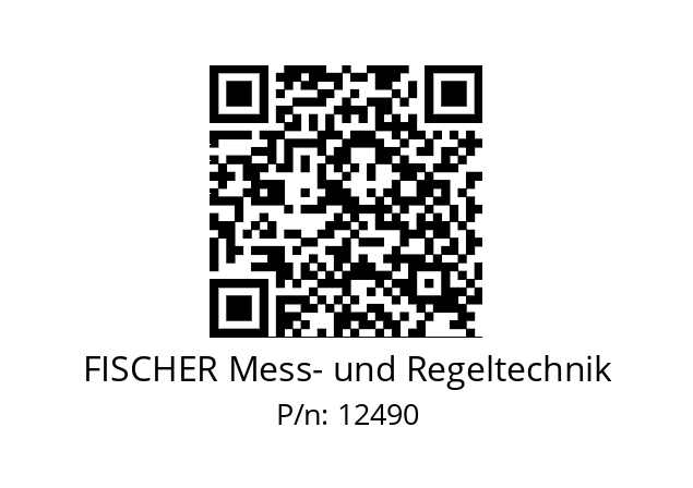   FISCHER Mess- und Regeltechnik 12490