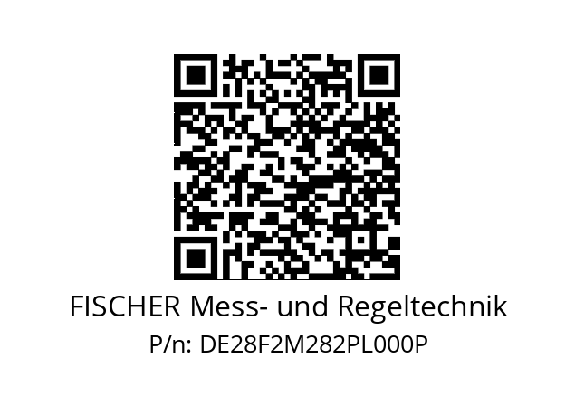   FISCHER Mess- und Regeltechnik DE28F2M282PL000P