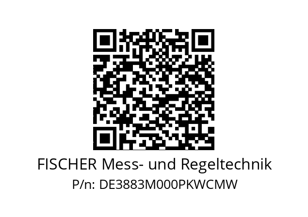   FISCHER Mess- und Regeltechnik DE3883M000PKWCMW