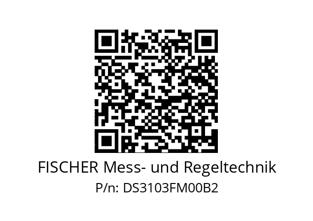   FISCHER Mess- und Regeltechnik DS3103FM00B2