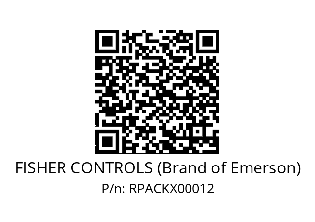   FISHER CONTROLS (Brand of Emerson) RPACKX00012