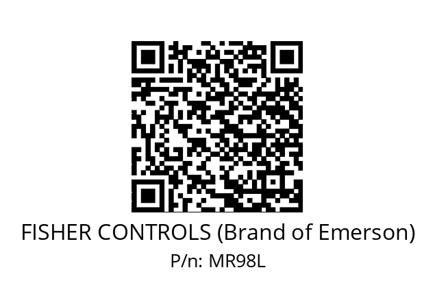   FISHER CONTROLS (Brand of Emerson) MR98L