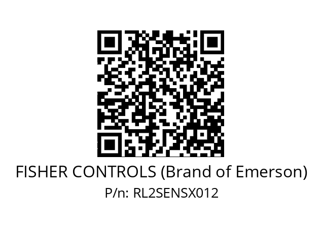   FISHER CONTROLS (Brand of Emerson) RL2SENSX012