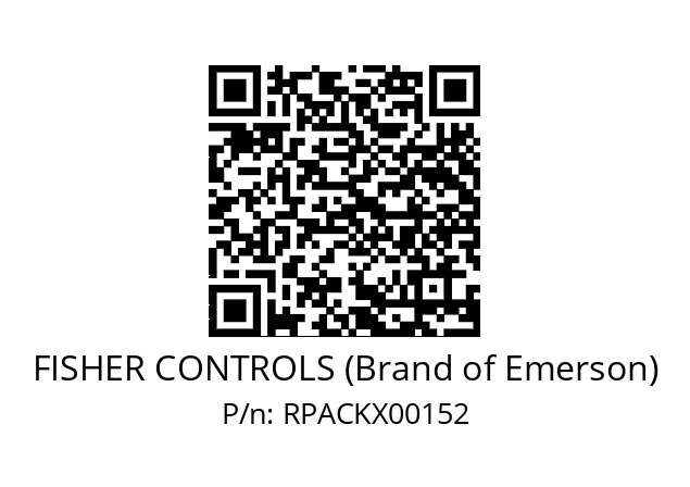   FISHER CONTROLS (Brand of Emerson) RPACKX00152