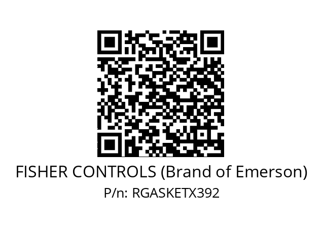   FISHER CONTROLS (Brand of Emerson) RGASKETX392