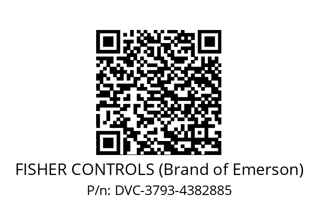   FISHER CONTROLS (Brand of Emerson) DVC-3793-4382885