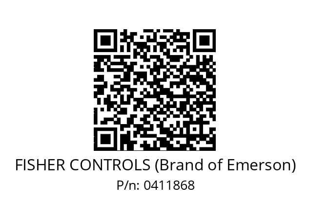   FISHER CONTROLS (Brand of Emerson) 0411868