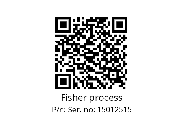   Fisher process Ser. no: 15012515