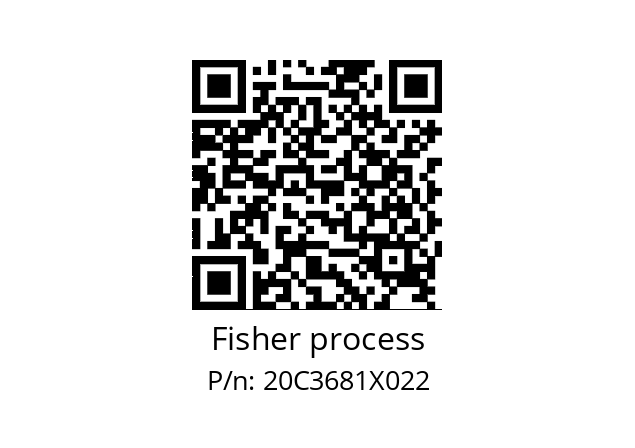   Fisher process 20C3681X022