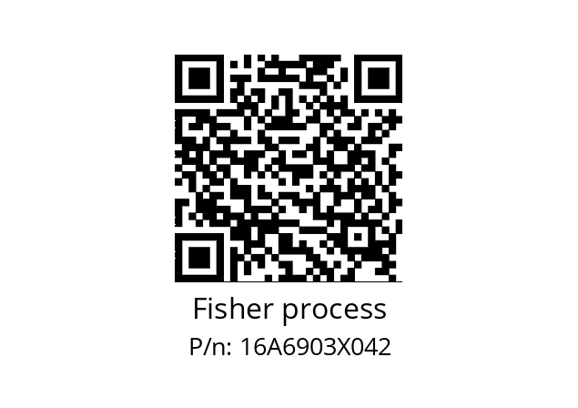   Fisher process 16A6903X042