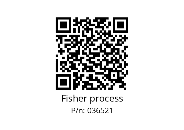   Fisher process 036521