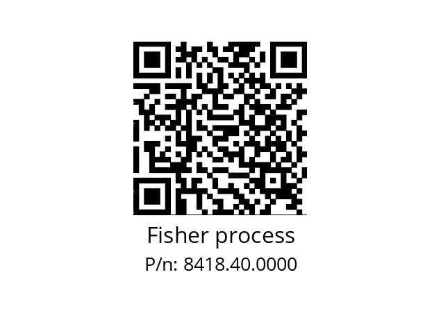   Fisher process 8418.40.0000