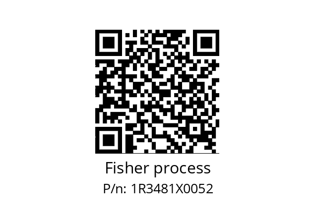   Fisher process 1R3481X0052