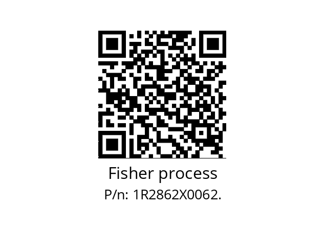   Fisher process 1R2862X0062.