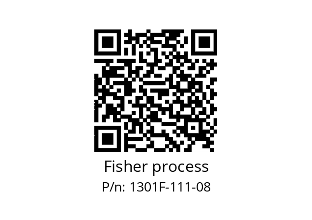   Fisher process 1301F-111-08