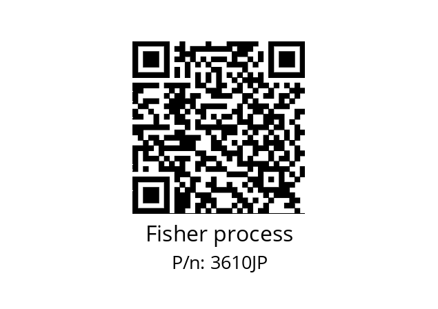   Fisher process 3610JP