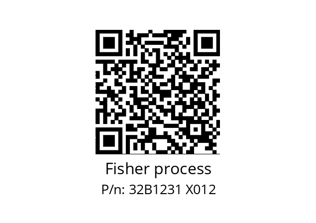   Fisher process 32B1231 X012