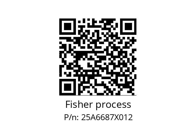   Fisher process 25A6687X012