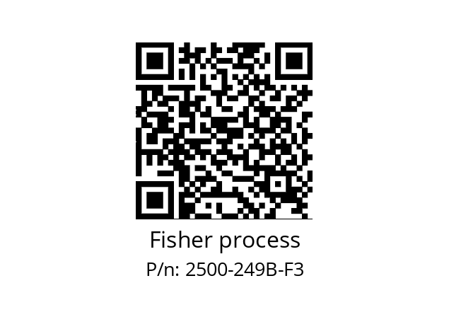   Fisher process 2500-249B-F3