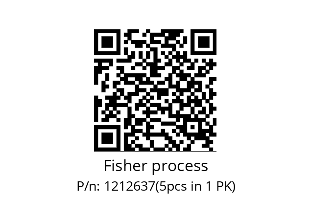   Fisher process 1212637(5pcs in 1 PK)