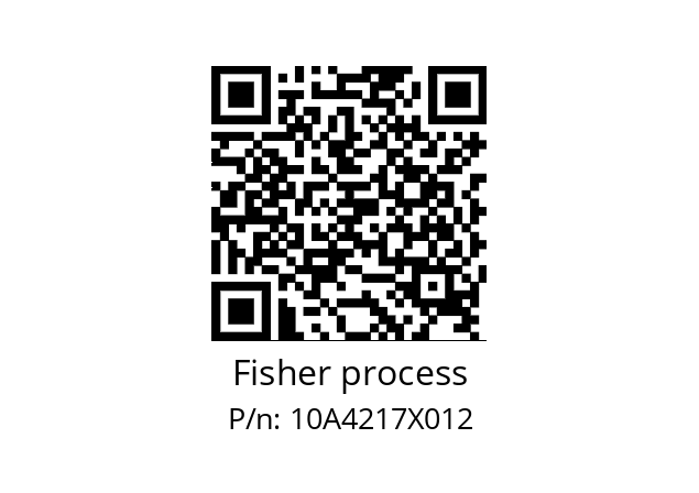   Fisher process 10A4217X012