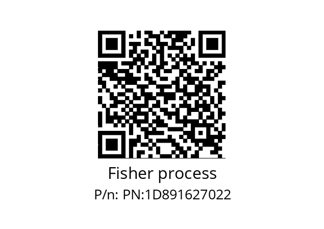   Fisher process PN:1D891627022