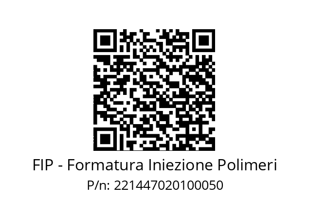   FIP - Formatura Iniezione Polimeri 221447020100050