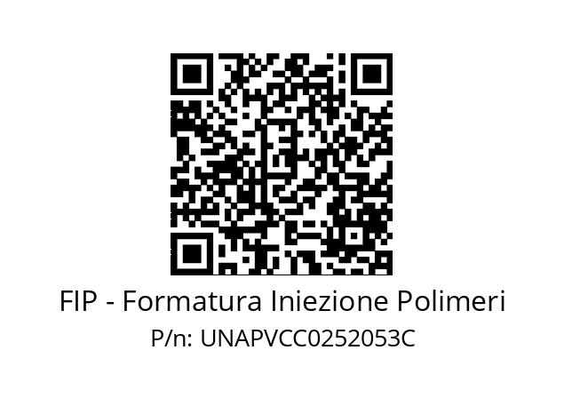   FIP - Formatura Iniezione Polimeri UNAPVCC0252053C