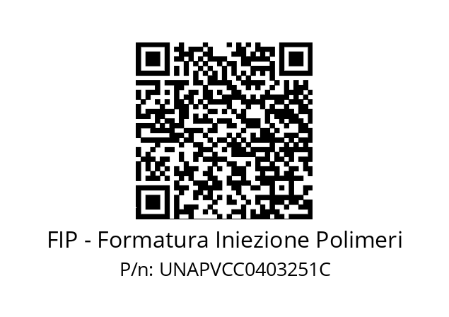   FIP - Formatura Iniezione Polimeri UNAPVCC0403251C