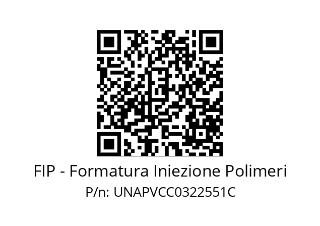   FIP - Formatura Iniezione Polimeri UNAPVCC0322551C