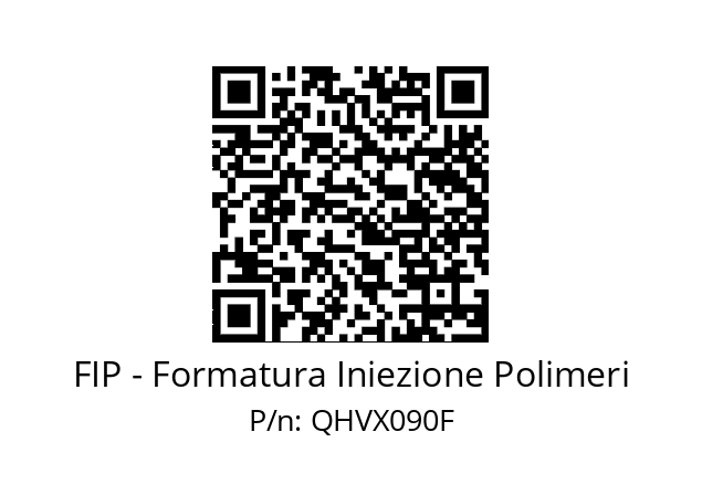   FIP - Formatura Iniezione Polimeri QHVX090F