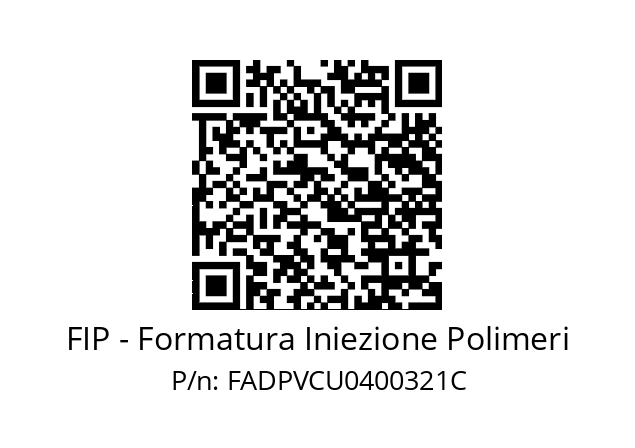   FIP - Formatura Iniezione Polimeri FADPVCU0400321C