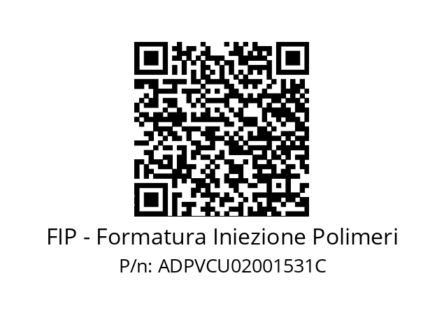   FIP - Formatura Iniezione Polimeri ADPVCU02001531C