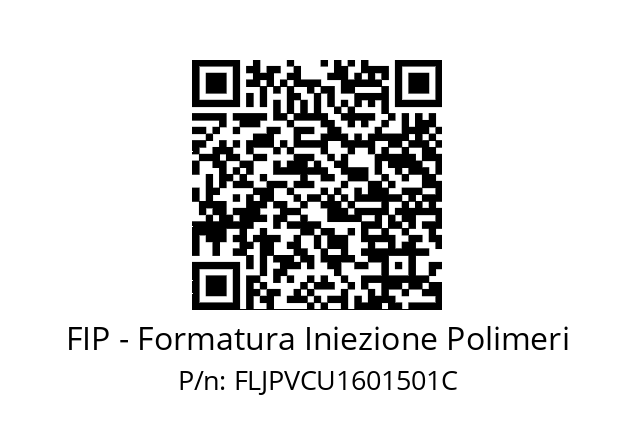   FIP - Formatura Iniezione Polimeri FLJPVCU1601501C