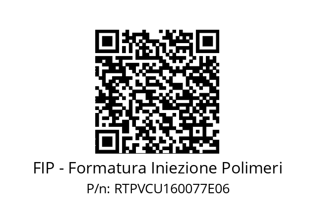   FIP - Formatura Iniezione Polimeri RTPVCU160077E06