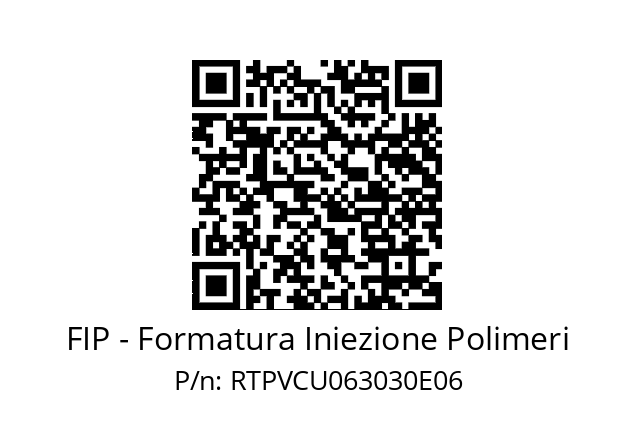   FIP - Formatura Iniezione Polimeri RTPVCU063030E06