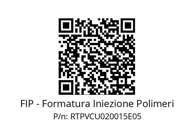   FIP - Formatura Iniezione Polimeri RTPVCU020015E05