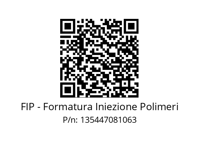   FIP - Formatura Iniezione Polimeri 135447081063